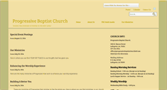 Desktop Screenshot of progressivebaptistchurchlaf.com